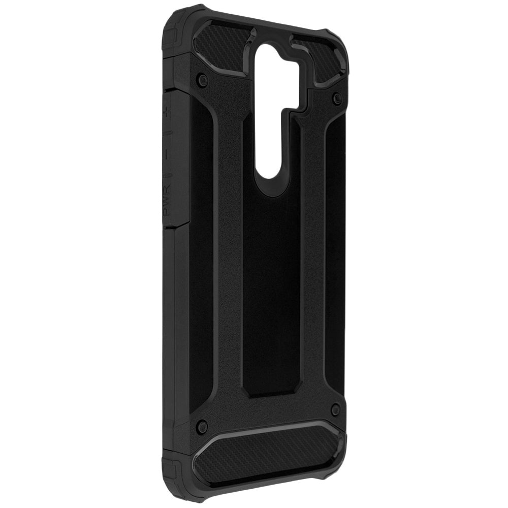 Ovitek za Xiaomi Redmi Note 8 Pro, Techsuit, Hybrid Armor, Črn