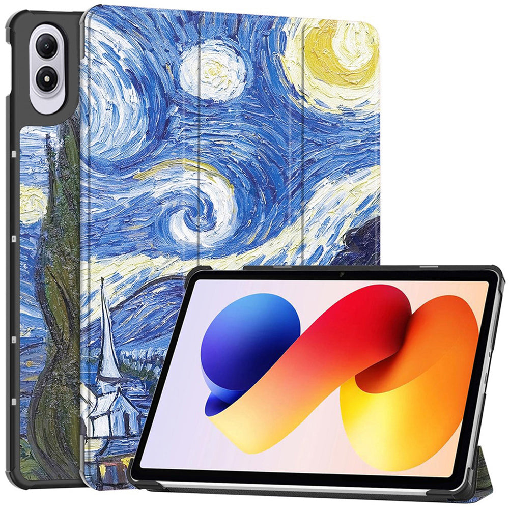 Ovitek za Xiaomi Redmi Pad 2 Pro, Techsuit, FoldPro Starry Night, Večbarvno