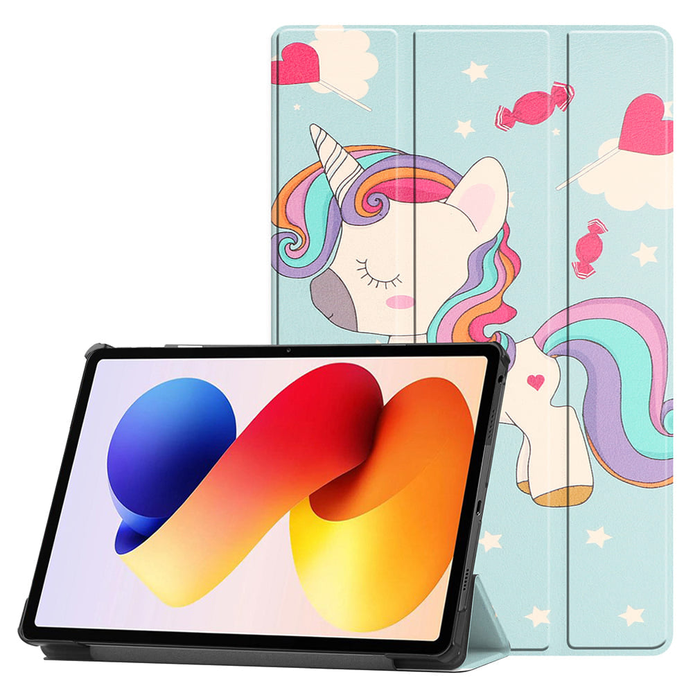 Ovitek za Xiaomi Redmi Pad 2 Pro, Techsuit, FoldPro Unicorn, večbarven