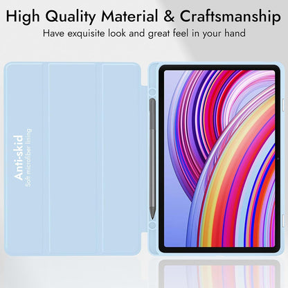 Ovitek za Xiaomi Redmi Pad Pro / Pad / Pad Pro 5G, Techsuit, Flex Trifold, Temno modra