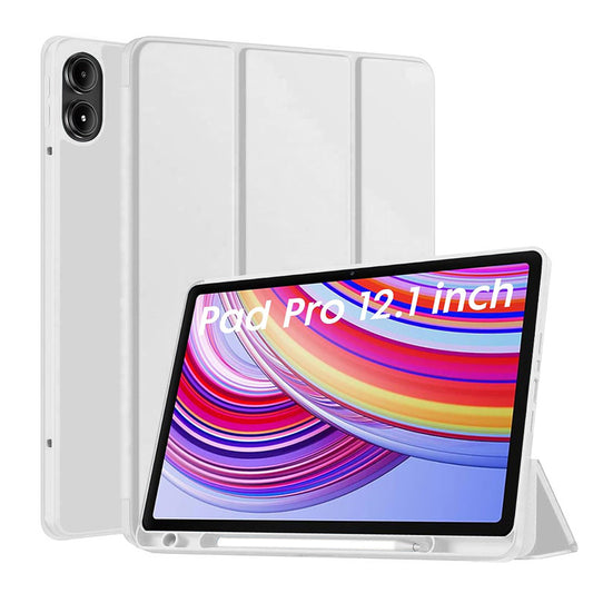 Ovitek za Xiaomi Redmi Pad Pro / Pad / Pad Pro 5G, Techsuit, Flex Trifold, Siva