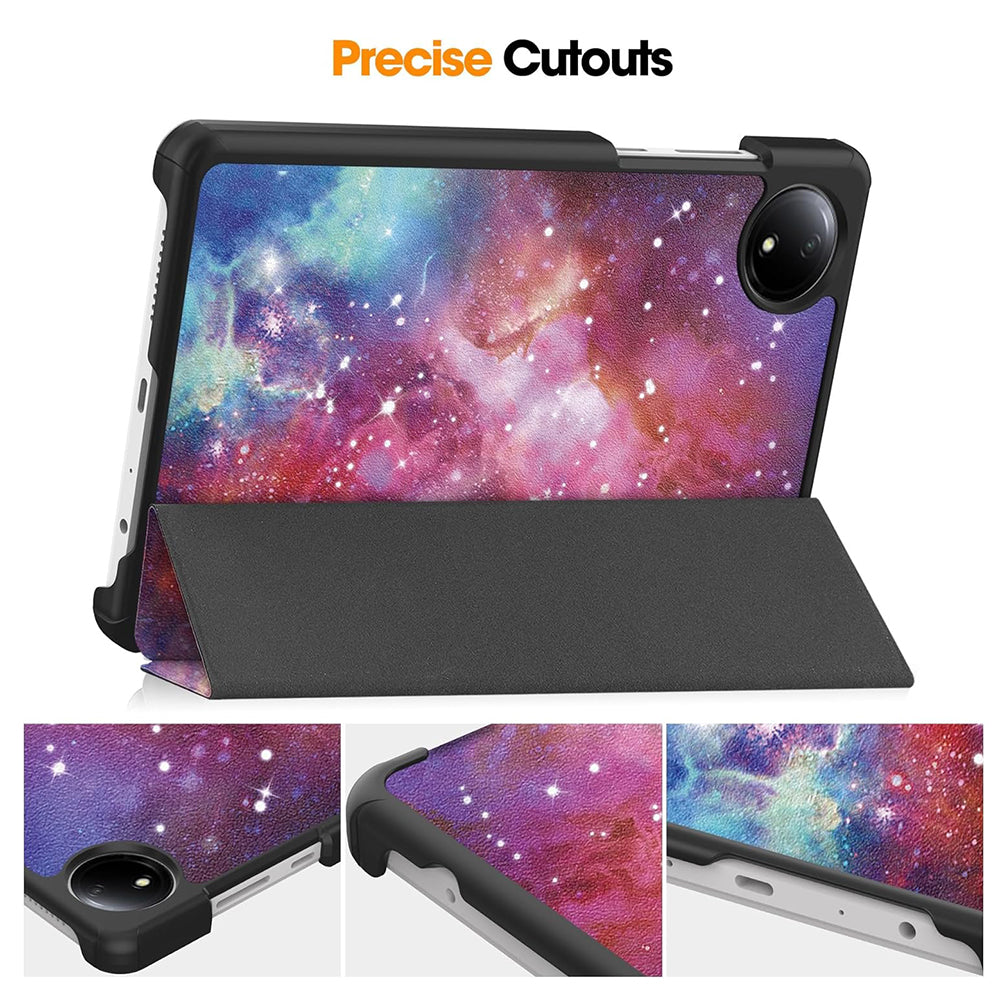 Ovitek za Xiaomi Redmi Pad SE 8.7, Techsuit, FoldPro Galaxy, večbarven