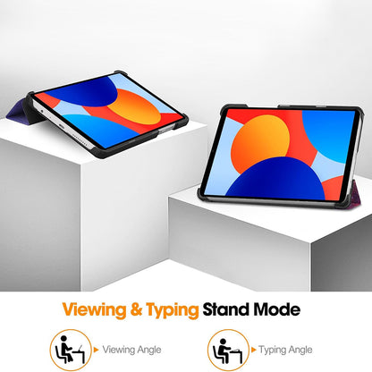 Ovitek za Xiaomi Redmi Pad SE 8.7, Techsuit, FoldPro Galaxy, večbarven