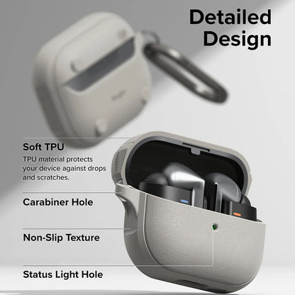 Ringke Onyx Magnetic Case for Samsung Galaxy Buds3 FE / Buds3 Pro / Buds3, Gray