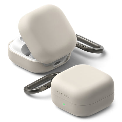 Ovitek Ringke za Samsung Galaxy Buds4 / Buds4 Pro, Krem