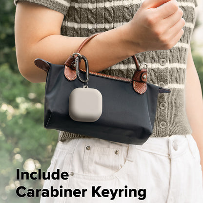 Ovitek Ringke za Samsung Galaxy Buds4 / Buds4 Pro, Krem