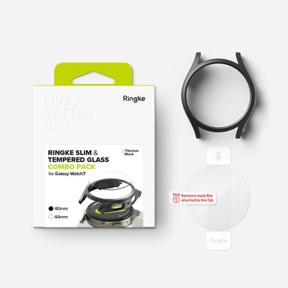 Ovitek Ringke Slim za Samsung Galaxy Watch7 40mm, siv