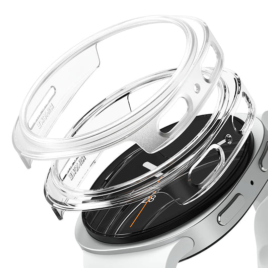 Ovitek Ringke Slim za Samsung Galaxy Watch8 40mm, Set 2 kosa, Prozoren