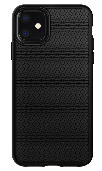 Ovitek za Apple iPhone 11, Spigen, Liquid Air, Črn 076CS27184