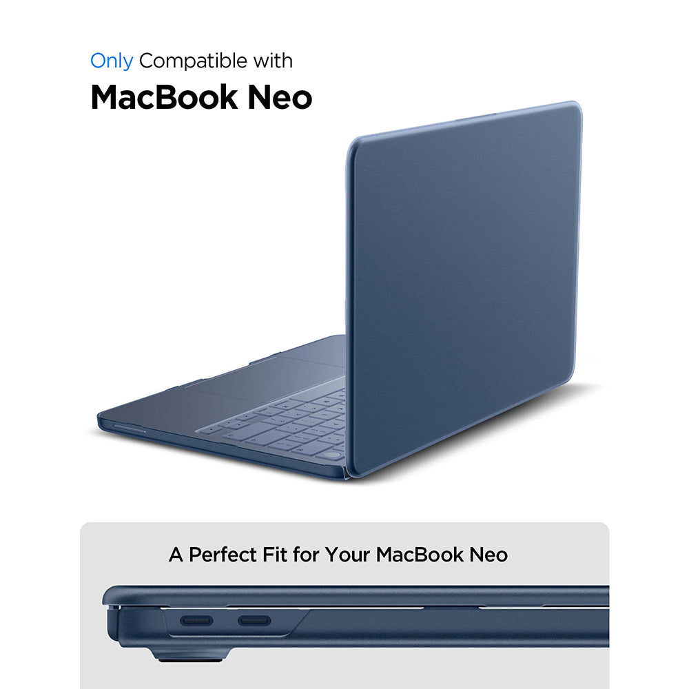 Ovitek Spigen Airskin za Apple MacBook Neo 13-palčni, Indigo Satiniran ACS11814