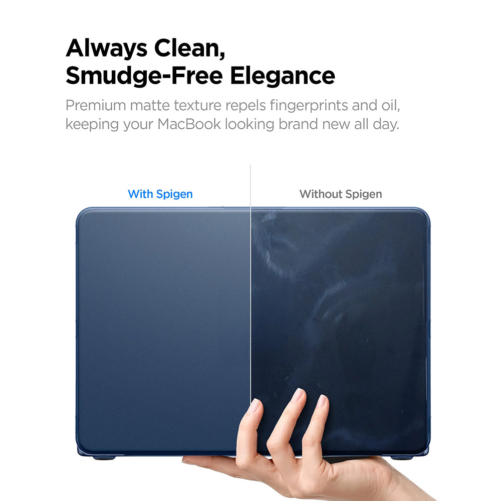 Ovitek Spigen Airskin za Apple MacBook Neo 13-palčni, Indigo Satiniran ACS11814