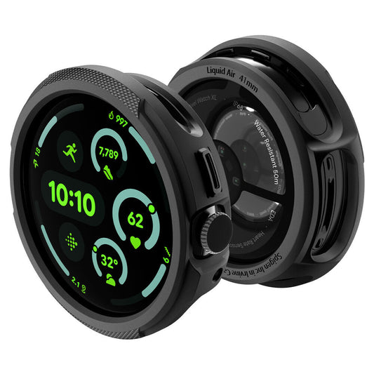 Spigen Liquid Air Case for Google Pixel Watch 4 41mm, Matte Black ACS09483