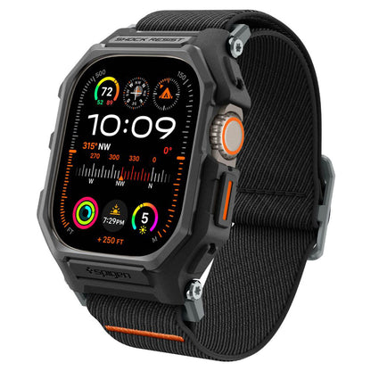 Ovitek Spigen Lite Fit Pro za Apple Watch Ultra Series, mat črn ACS07104