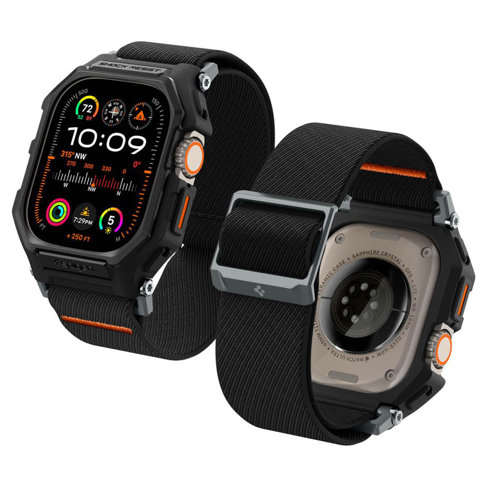 Ovitek Spigen Lite Fit Pro za Apple Watch Ultra Series, mat črn ACS07104