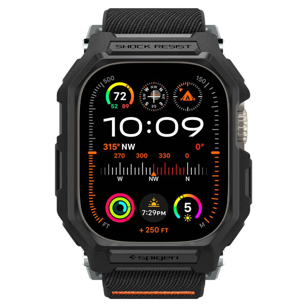 Ovitek Spigen Lite Fit Pro za Apple Watch Ultra Series, mat črn ACS07104