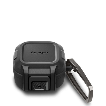 Ovitek Spigen Lock Fit za Samsung Galaxy Buds4 / Buds4 Pro, Mat Črn ACS11202