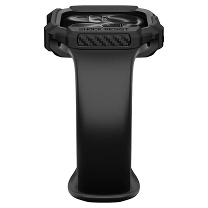 Ovitek Spigen Rugged Armor za Apple Watch Series 12 46mm, mat črn ACS11886