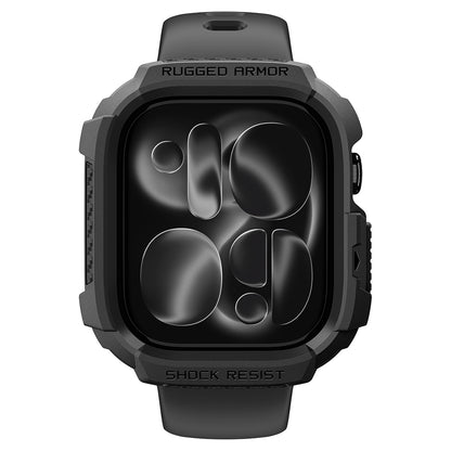 Ovitek Spigen Rugged Armor za Apple Watch Series 12 46mm, mat črn ACS11886