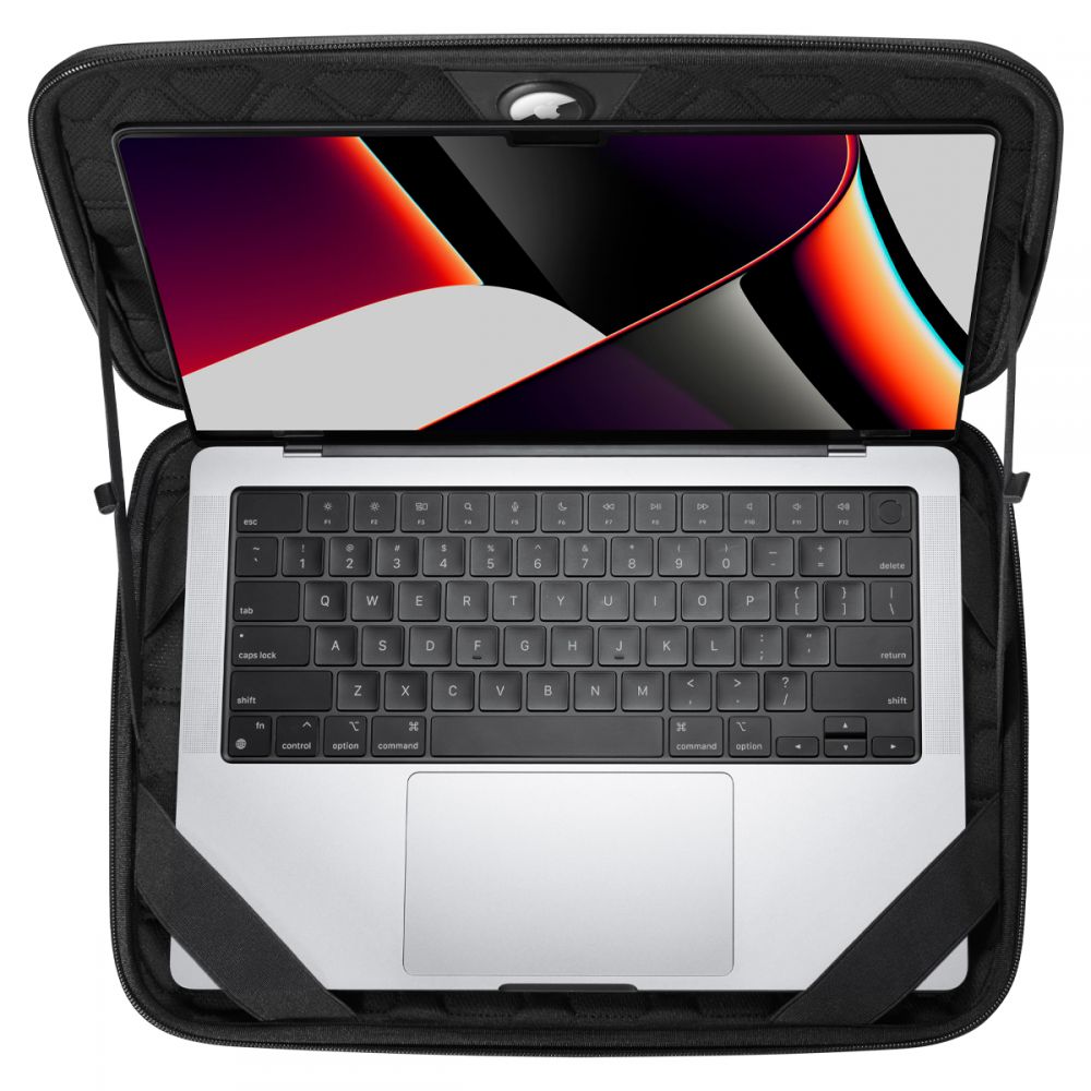 Ovitek Spigen Rugged Armor za prenosnik 13-palčni - 14-palčni, črn AFA04270