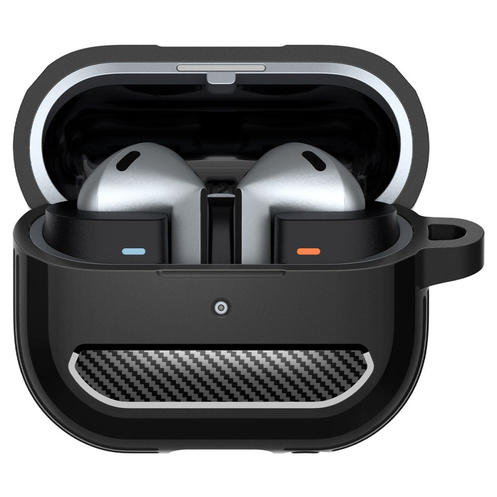 Ovitek Spigen Rugged Armor za Samsung Galaxy Buds3 FE / Buds3 Pro / Buds3, črn ACS08330