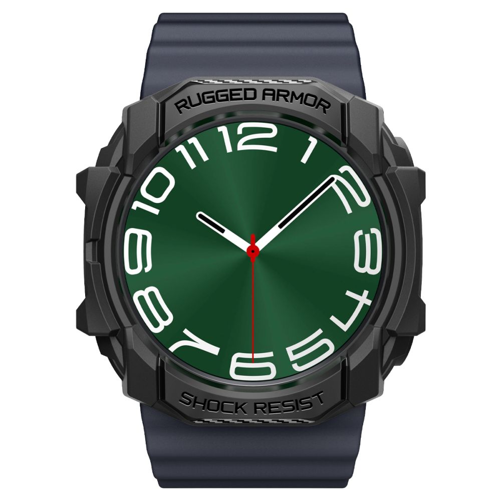 Ovitek Spigen Rugged Armor za Samsung Galaxy Watch Ultra, črn