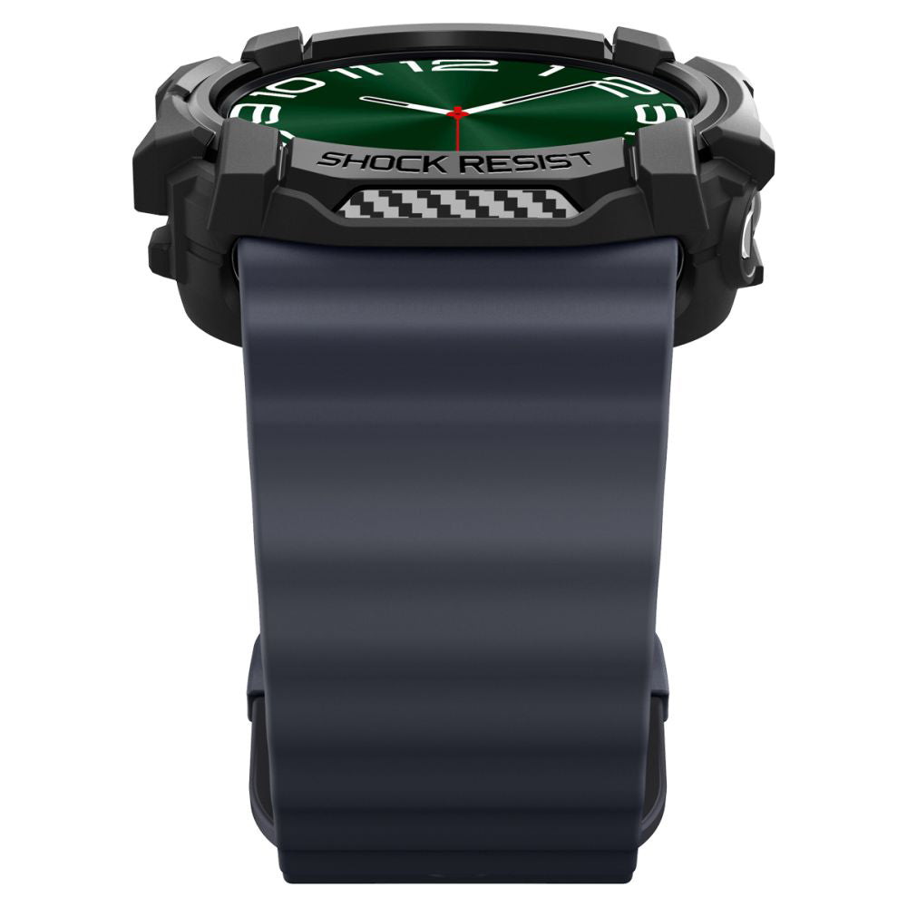 Ovitek Spigen Rugged Armor za Samsung Galaxy Watch Ultra, črn