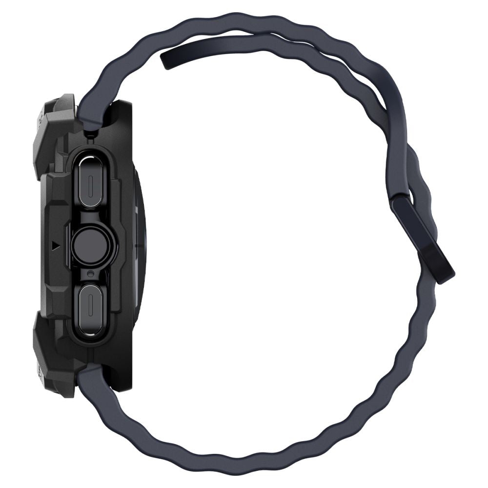 Ovitek Spigen Rugged Armor za Samsung Galaxy Watch Ultra, črn