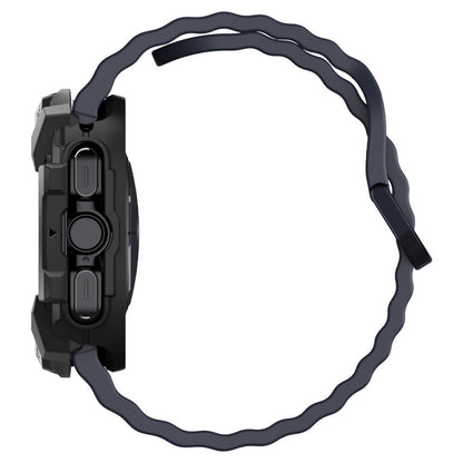 Ovitek Spigen Rugged Armor za Samsung Galaxy Watch Ultra, črn