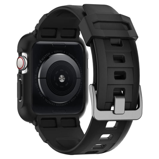 Ovitek Spigen Rugged Armor Pro za Apple Watch 44mm Series, Črn 062CS25324