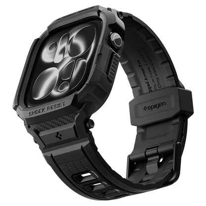 Ovitek Spigen Rugged Armor Pro za Apple Watch Series 12 42mm, mat črn ACS11883