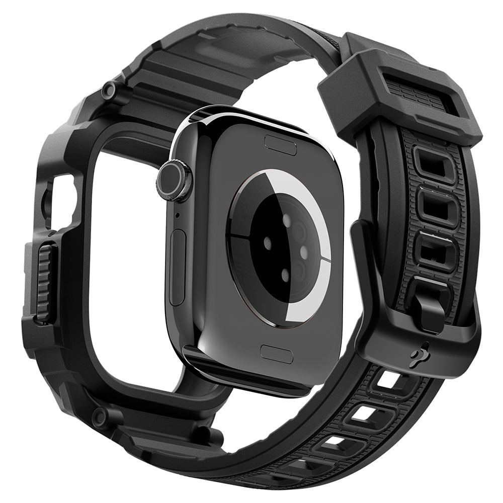 Ovitek Spigen Rugged Armor Pro za Apple Watch Series 12 42mm, mat črn ACS11883