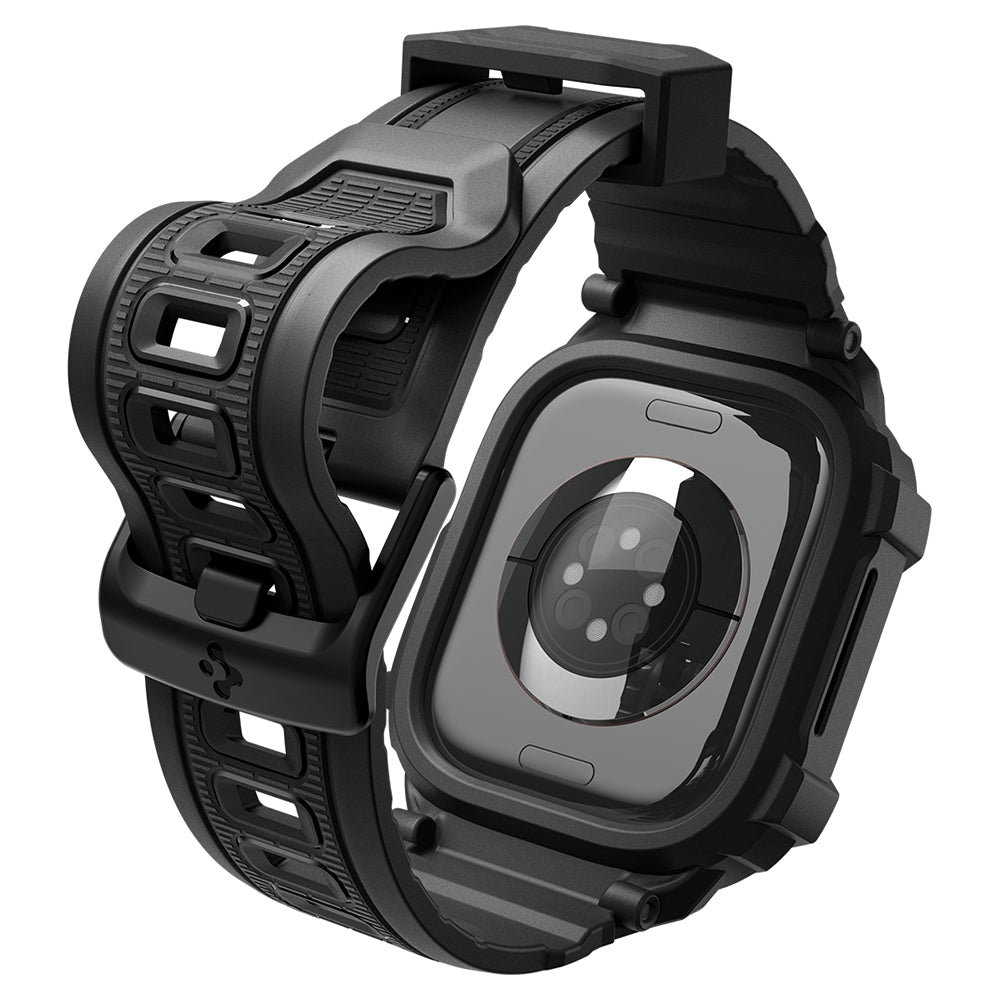 Ovitek Spigen Rugged Armor Pro za Apple Watch Series 12 42mm, mat črn ACS11883