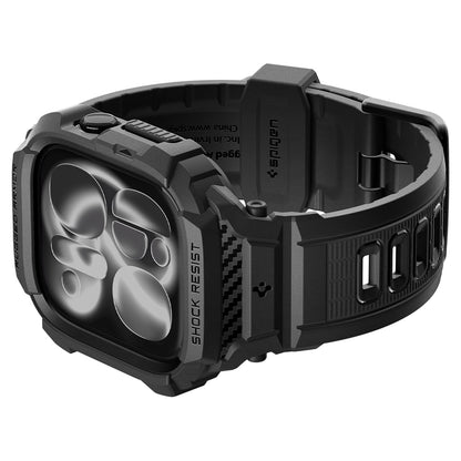 Ovitek Spigen Rugged Armor Pro za Apple Watch Series 12 42mm, mat črn ACS11883