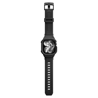Ovitek Spigen Rugged Armor Pro za Apple Watch Series 12 46mm, mat črn ACS11894