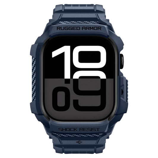 Ovitek Spigen Rugged Armor Pro V2 za Apple Watch Series 10 / 11 42mm, Mornarsko modra ACS10495