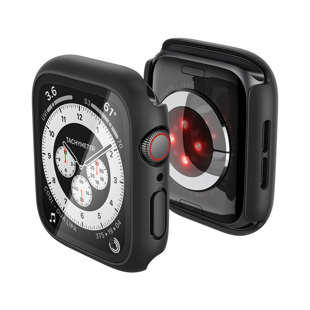 Ovitek Spigen Thin Fit 360 za Apple Watch Series 44mm, Črn ACS11592