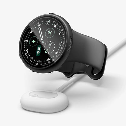 Ohišje Spigen Thin Fit 360 za Google Pixel Watch 41 mm Series, črno ACS11750