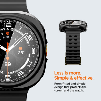 Ovitek Spigen Thin Fit 360 za Samsung Galaxy Watch Ultra2, Črn ACS11609