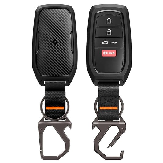 Ovitek za avto ključe Spigen TK100 za Toyota Smart, črn ACS11366