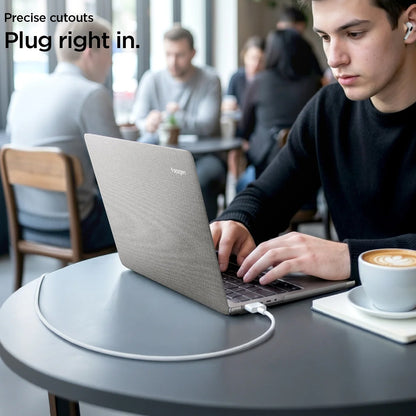 Ovitek Spigen Urban Fit za Apple MacBook Neo 13-palčni, Siva ACS11542