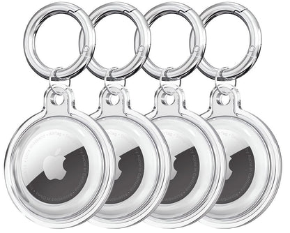 Ovitek Tech-Protect Icon za Apple AirTag, Set 4 kosov, Prozoren
