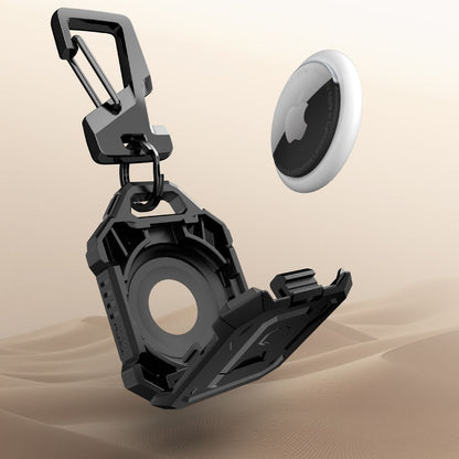 Ovitek Tech-Protect Kevlar Pro za Apple AirTag, Črn