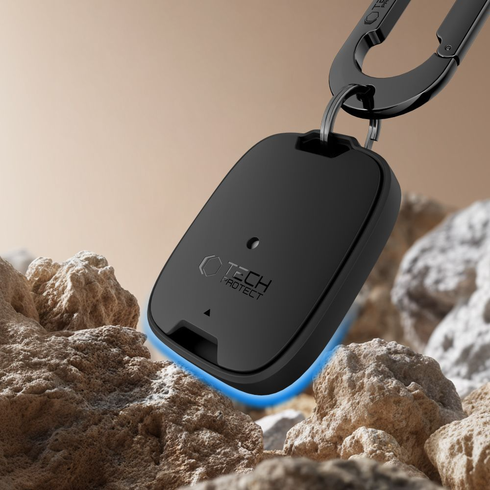 Ovitek Tech-Protect Velar za Apple AirTag, Črn