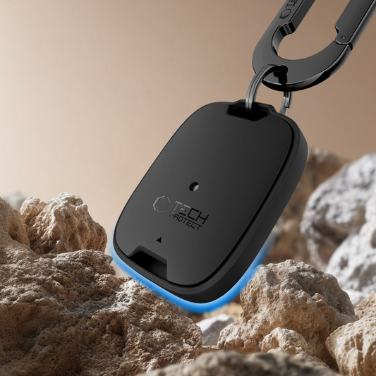 Ovitek Tech-Protect Velar za Apple AirTag, Črn
