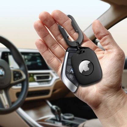 Ovitek Tech-Protect Velar za Apple AirTag, Črn