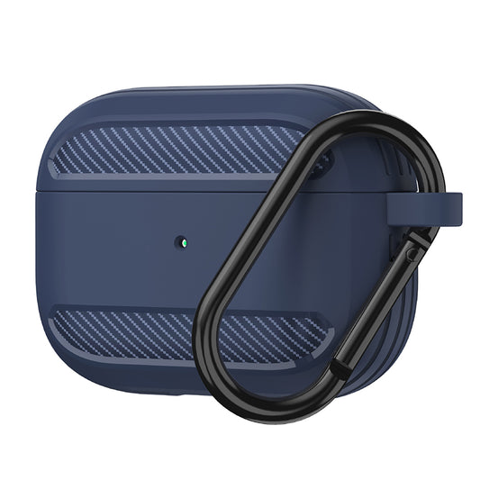 Ovitek Techsuit Carbon za Apple AirPods 3, mornarsko modra