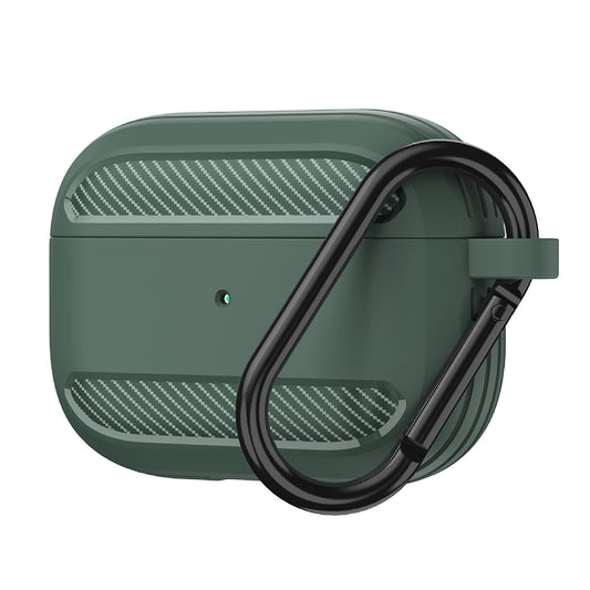 Ovitek Techsuit Carbon za Apple AirPods 3, zelen