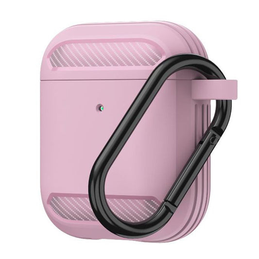 Ovitek Techsuit Carbon za Apple AirPods Gen 2 / Gen 1, roza