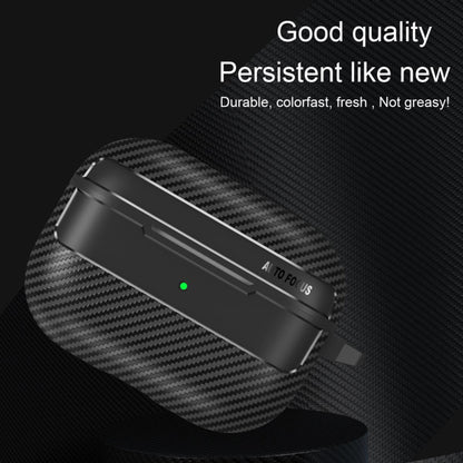 Ovitek Techsuit CarbonFiber za Apple AirPods Pro 3, črn