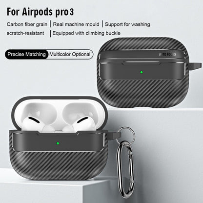 Ovitek Techsuit CarbonFiber za Apple AirPods Pro 3, črn